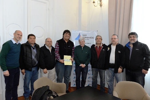 Andreotti entregó ayuda económica para refaccionar el edificio de los Ex Combatientes de Malvinas 