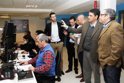 Funcionarios Uruguayos visitaron el Centro de Monitoreo de Vicente López