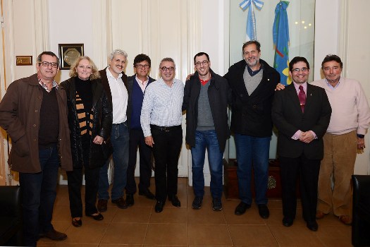 Julio Zamora recibió a historiadores del Ateneo del Encuentro Julio Zamora recibió a historiadores del Ateneo del Encuentro