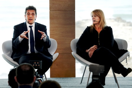 Con el eje en las PyMEs, Massa y Stolbizer en Mar del Plata Con el eje en las PyMEs, Massa y Stolbizer en Mar del Plata