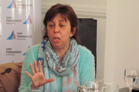 Luis Andreotti recibió a la docente Cinzia Pellegrini, víctima de violencia en la escuela Luis Andreotti recibió a la docente Cinzia Pellegrini, víctima de violencia en la escuela