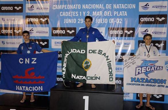 Kevin Díaz Wurg, integrante del Equipo Municipal de Natación, logró nuevas marcas federales en los 50, 100 y 200 metros pecho en el Campeonato Nacional de Natación que se llevó a cabo en Mar del Plata. Kevin Díaz Wurg, integrante del Equipo Municipal de Natación, logró nuevas marcas federales en los 50, 100 y 200 metros pecho en el Campeonato Nacional de Natación que se llevó a cabo en Mar del Plata.
