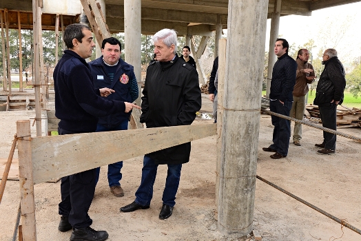 Avanzan las obras del nuevo Cuartel de los Bomberos Voluntarios de San Fernando Avanzan las obras del nuevo Cuartel de los Bomberos Voluntarios de San Fernando