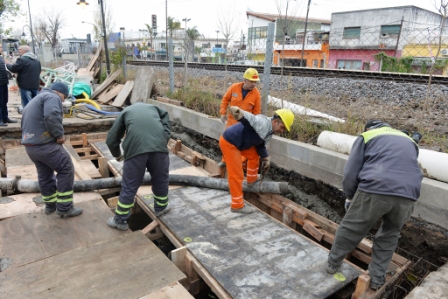 San Fernando construye un nuevo reservorio de agua para el Túnel de Avellaneda