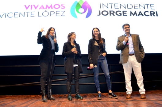 Luciana Aymar presentó su película en Vicente López Luciana Aymar presentó su película en Vicente López