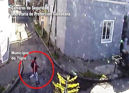 Mujer se resistió a un robo en Tigre y el sospechoso fue perseguido por la cámaras