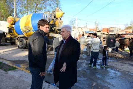 Andreotti recorrió la avanzada obra de urbanización del barrio San Jorge Andreotti recorrió la avanzada obra de urbanización del barrio San Jorge