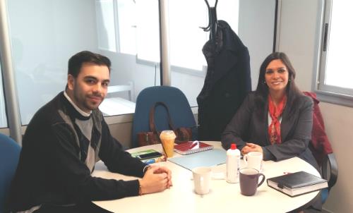 María Celeste Vouilloud fue recibida por el titular de la delegación local de la seguridad social Nahuel Ponce, para avanzar en acciones conjuntas
María Celeste Vouilloud fue recibida por el titular de la delegación local de la seguridad social Nahuel Ponce, para avanzar en acciones conjuntas