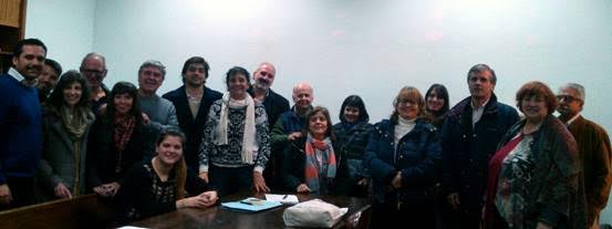 Reunión para coordinar acciones de seguridad en el barrio La Calabria de San Isidro Reunión para coordinar acciones de seguridad en el barrio La Calabria de San Isidro