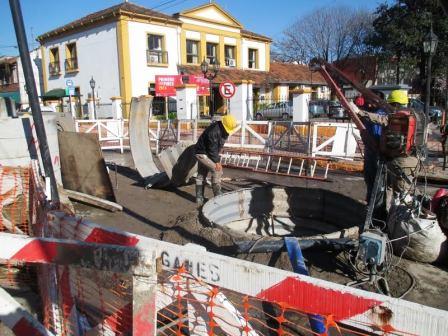 Una tuneladora para avanzar con las cloacas de la Avenida Liniers Una tuneladora para avanzar con las cloacas de la Avenida Liniers