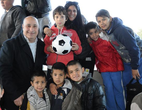 Castellano con los chicos del Club San Martín “A” de Beccar
Castellano con los chicos del Club San Martín “A” de Beccar