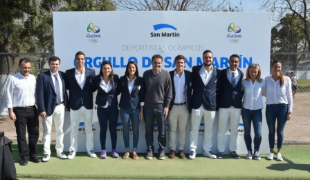 Katopodis recibió a los deportistas olímpicos de San Martín Katopodis recibió a los deportistas olímpicos de San Martín