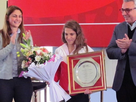 Tigre reconoció a Paula Pareto por su medalla de oro en los Juegos Olímpicos 