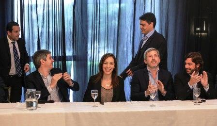 Jorge Macri acompañó a la gobernadora en el encuentro de la Mesa provincial de Cambiemos Jorge Macri acompañó a la gobernadora en el encuentro de la Mesa provincial de Cambiemos