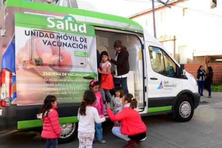 San Fernando inició un nuevo plan de vacunación en sus barrios