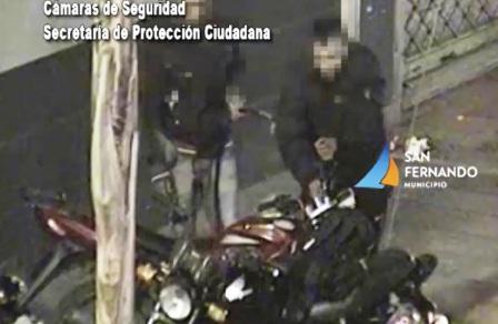 Intentan robar moto en San Fernando, pero son detenidos por las Patrullas Municipales 