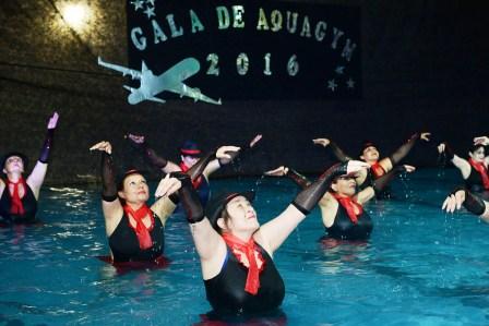 Tigre celebró la gala de Aquagym en el polideportivo central