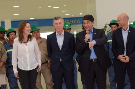 Mauricio y Jorge Macri, junto a Vidal, inauguraron la puesta en valor de la estación Aristóbulo del Valle