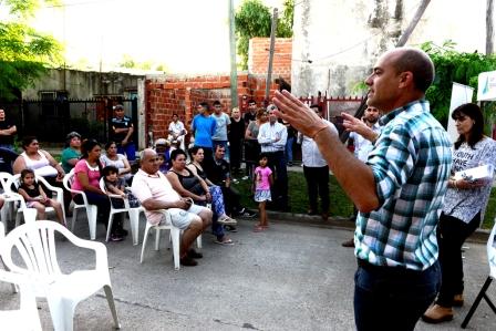 San Fernando anunció la construcción del Poli Nº9 en el barrio Presidente Perón