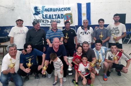 Equipo de Barrio Baires campeón de torneo organizado por la agrupación de Roberto Passo Equipo de Barrio Baires campeón de torneo organizado por la agrupación de Roberto Passo