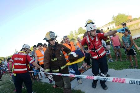 El primer Equipo Comunitario para Emergencias de Tigre experimentó un simulacro El primer Equipo Comunitario para Emergencias de Tigre experimentó un simulacro