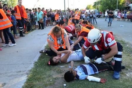 El primer Equipo Comunitario para Emergencias de Tigre experimentó un simulacro El primer Equipo Comunitario para Emergencias de Tigre experimentó un simulacro