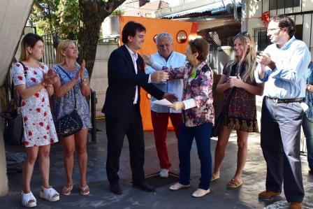 Galmarini entregó un subsidio a la Fundación COR de San Isidro Galmarini entregó un subsidio a la Fundación COR de San Isidro