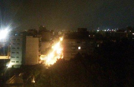 Un incendio destruyó una fábrica textil en San Martin Un incendio destruyó una fábrica textil en San Martin