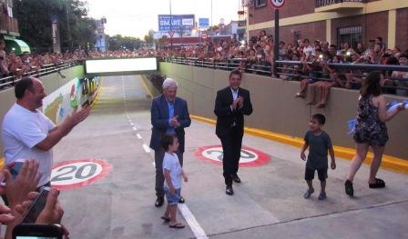 San Fernado inauguró el túnel de la 202