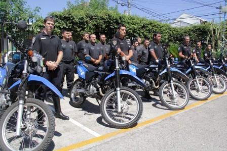 Se entregaron certificados a los agentes de Patrulla Motorizada de Vicente López
