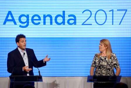 Los diputados nacionales Sergio Massa y Margarita Stolbizer repasaron los logros legislativos del Frente Renovador-UNA y del GEN-Progresistas durante el 2016, y adelantaron su agenda legislativa para el año próximo