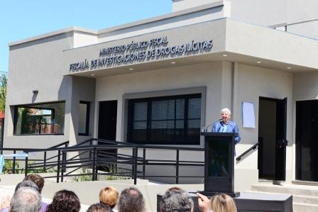Andreotti inauguró la Fiscalía de Investigaciones de Drogas Ilícitas Andreotti inauguró la Fiscalía de Investigaciones de Drogas Ilícitas