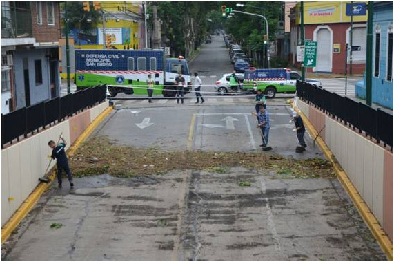 San Isidro: habilitan una línea para afectados por el temporal
