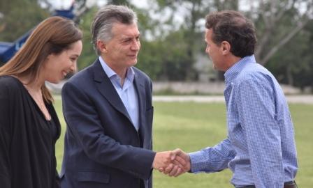 Katopodis recibió a Macri y Vidal en el Parque Escuela José León Suárez