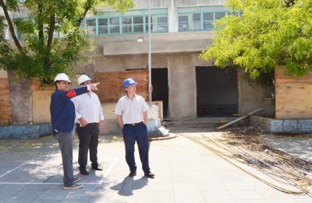 Avanzan las obras de la escuela primaria N°12 de Florida Avanzan las obras de la escuela primaria N°12 de Florida