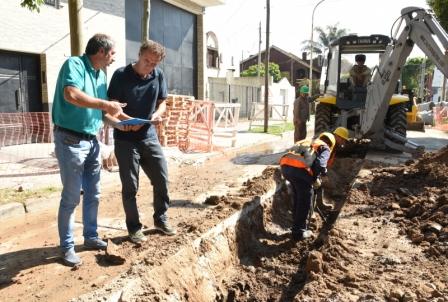 Katopodis recorrió una nueva obra hidráulica en San Andrés