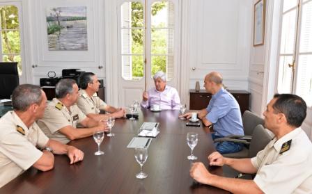 Luis Andreotti se reunió con miembros de la Prefectura Naval