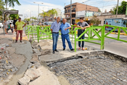 San Fernando realizó trabajos de mantenimiento en Av. Avellaneda y Rucci
