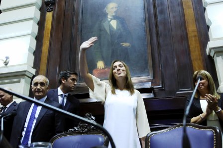 Vidal al inaugurar el período de sesiones ordinarias de la Legislatura bonaerense Vidal al inaugurar el período de sesiones ordinarias de la Legislatura bonaerense