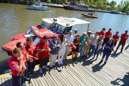 Tigre presentó la nueva lancha ambulancia “Esperanza” ()