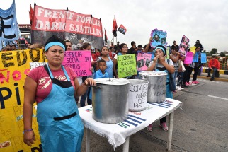 Organizaciones cortan accesos a la Capital y otros puntos del país por emergencia social Organizaciones cortan accesos a la Capital y otros puntos del país por emergencia social