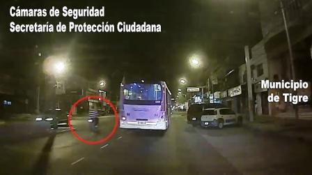 Motoquero armado fue perseguido y detenido en Tigre Motoquero armado fue perseguido y detenido en Tigre