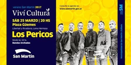 Los Pericos tocarán gratis en la Plaza Güemes de Loma Hermosa