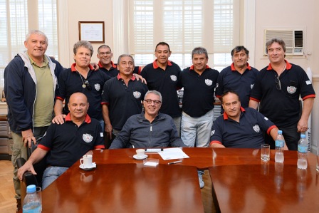 Julio Zamora renovó su apoyo a los veteranos de Malvinas de Tigre Julio Zamora renovó su apoyo a los veteranos de Malvinas de Tigre