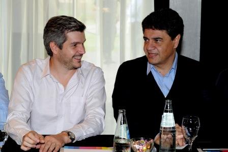 Jorge Macri y Marcos Peña Jorge Macri y Marcos Peña