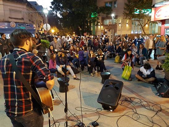 Se realizó en San Isidro la segunda edición del ciclo acústico de música callejera