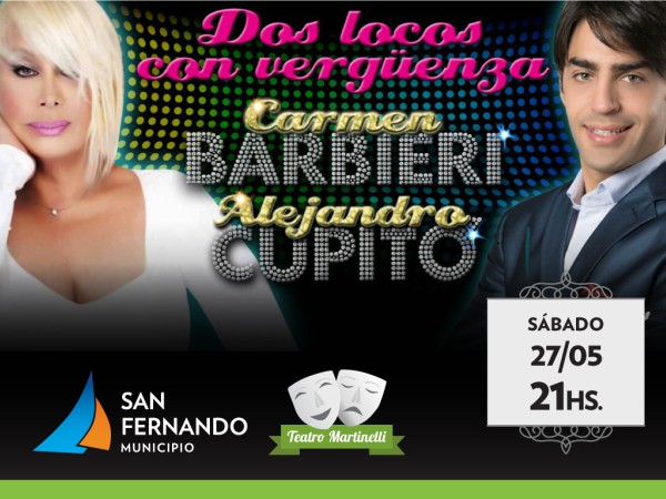 Carmen Barbieri en el Teatro Martinelli de San Fernando