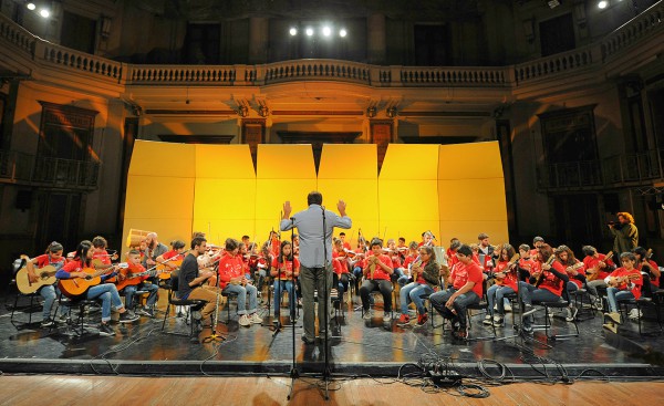 Los jóvenes de la Orquesta de Baires-Bancalari deleitaron en el Centro Nacional de la Música