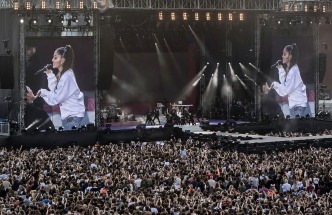 Ariana Grande cantó en homenaje a las víctimas del atentado de Manchester