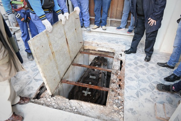 La Parroquia Aránzazu descubrió la lápida donde descansan los restos de Maximino Pérez